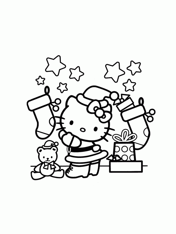Hello Kitty kolorowanki